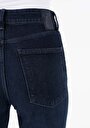 thumb-Slim Fit Orta Bel Daralan Paça Kadın Denim Jean Pantolon