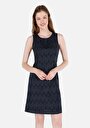 thumb-Slim Fit  Kadın Lacivert  Elbise