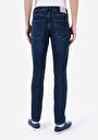 thumb-Straight Fit Erkek İndigo Denim Jean Pantolon
