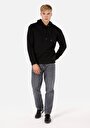 thumb-Comfort Fit   Erkek Siyah Sweatshirt