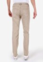 thumb-Astarsız Straight Fit Orta Bel Düz Paça Erkek Bej Pantolon