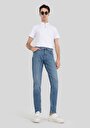 thumb-Slim Fit   Erkek İndigo Jean Pantolon