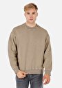 thumb-Oversize Fit   Erkek Gri Sweatshirt