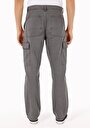 thumb-Comfort Fit Orta Bel Düz Paça Erkek Antrasit  Pantolon