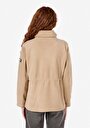 thumb-Regular Fit     Kadın Bej Ceket