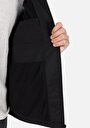 thumb-Regular Fit     Erkek Siyah Yağmurluk