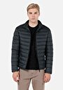 thumb-Slim Fit     Erkek Yeşil Mont