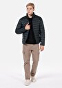 thumb-Slim Fit     Erkek Yeşil Mont