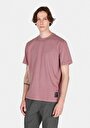 thumb-Comfort Fit Yuvarlak Yaka Düz Erkek Pembe Kısa Kol Tişört