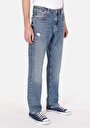 thumb-Regular Fit Erkek Mid İndigo Denim Jean Pantolon