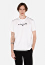 thumb-Comfort Fit Yuvarlak Yaka Düz Erkek Beyaz Kısa Kol Tişört