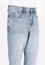 thumb-Loose Tapered Fit   Erkek İndigo Jean Pantolon