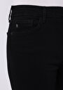 thumb-Regular Fit Orta Bel Bootcut Kadın Black Black Denim Jean Pantolon