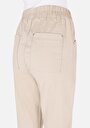 thumb-Regular Fit Düşük Bel Düz Paça Kadın Bej  Pantolon