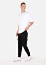 thumb-Regular Fit Orta Bel Erkek Pamuk Karışımlı Siyah Eşofman Altı