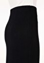thumb-Slim Fit Cepsiz Kadın Siyah Etek