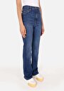 thumb-Regular Fit   Kadın İndigo Jean Pantolon