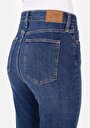 thumb-Regular Fit   Kadın İndigo Jean Pantolon