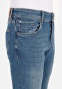 thumb-Slim Fit   Erkek İndigo Jean Pantolon