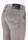 thumb-Slım Straıght   Erkek Gri Jean Pantolon