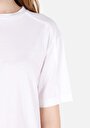thumb-Regular Fit Yuvarlak Yaka  Kadın Beyaz Kısa Kol Tişört