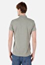 thumb-Classic Fit Polo Yaka Düz Erkek Düğmeli Kısa Kol Tişört 