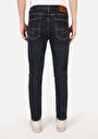 thumb-Regular Fit Orta Bel Daralan Paça Erkek İndigo Jean Pantolon