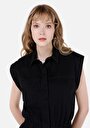 thumb-Regular Fit  Kadın Siyah  Elbise