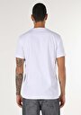 thumb-Regular Fit Yuvarlak Yaka Düz Erkek Beyaz Kısa Kol Tişört