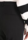 thumb-Slim Fit Düşük Bel Dar Paça Kadın Siyah  Pantolon