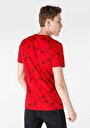 thumb-Regular Fit Yuvarlak Yaka Pamuklu Erkek Kirmizi Kısa Kol Tişört
