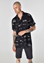 regular-fit-shirt-neck-baskili-erkek-siyah-kisa-kol-gomlek