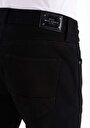 thumb-Slim Fit Düşük Bel Dar Paça Erkek Siyah Jean Pantolon