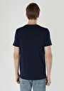 thumb-Regular Fit Yuvarlak Yaka Düz Erkek Lacivert Kısa Kol Tişört