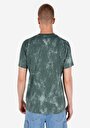 thumb-Regular Fit Yuvarlak Yaka  Erkek Yeşil Kısa Kol Tişört