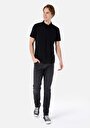 thumb-Straight Fit Düşük Bel Düz Paça Erkek Siyah Jean Pantolon