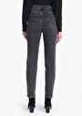 thumb-Slim Fit Orta Bel Daralan Paça Kadın Denim Jean Pantolon