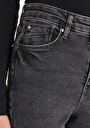thumb-Slim Fit Orta Bel Daralan Paça Kadın Denim Jean Pantolon