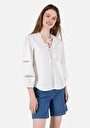 thumb-Regular Fit   Kadın Beyaz  Gömlek