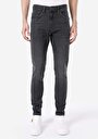 thumb-Slim Fit Düşük Bel Dar Paça Erkek Denim Jean Pantolon