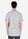 thumb-Comfort Fit Yuvarlak Yaka Düz Erkek Gri Kısa Kol Tişört