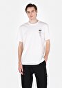 thumb-Comfort Fit Yuvarlak Yaka Düz Erkek Beyaz Pamuklu Kısa Kol Tişört