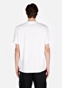 thumb-Comfort Fit Yuvarlak Yaka Düz Erkek Beyaz Pamuklu Kısa Kol Tişört