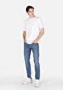thumb-Slim Fit Cepli Erkek Mid İndigo Denim Jean Pantolon