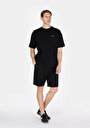thumb-Comfort Fit Yuvarlak Yaka Düz Erkek Siyah Unlock Secrets  Kısa Kol Tişört 