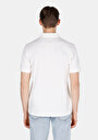 thumb-Regular Fit Polo Yaka Düz Erkek Beyaz Kısa Kol Tişört