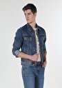 thumb-Regular Fit Mavi Erkek Ceket