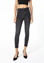 thumb-Skinny Fit Orta Bel Dar Paça Kadın Denim Jean Pantolon
