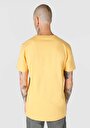 thumb-Regular Fit Yuvarlak Yaka  Erkek Sari Kısa Kol Tişört