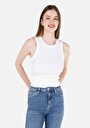 thumb-Slim Fit   Kadın Beyaz Atlet